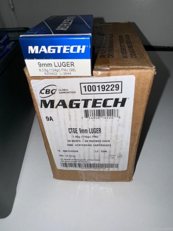 MagTech 9mm Ammo for Sale 1,000 Rounds-img-0