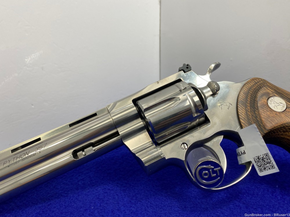 2019 Colt Python 357 Mag Stainless *EARLY NEW PYTHON LOW FOUR DIGIT SERIAL*-img-6