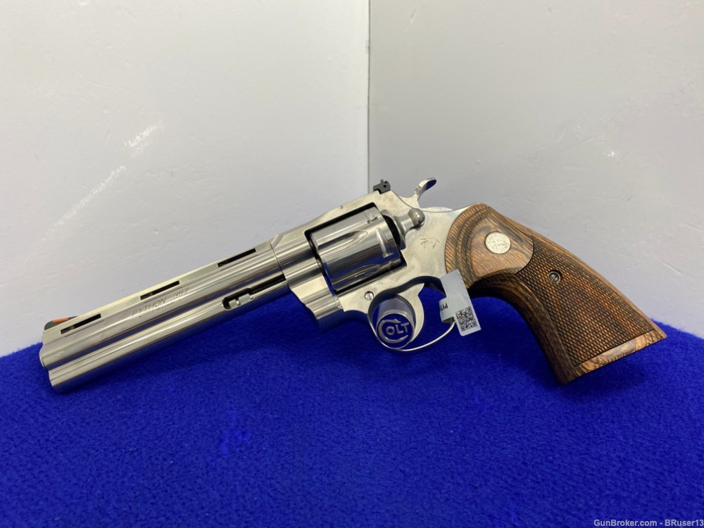 2019 Colt Python 357 Mag Stainless *EARLY NEW PYTHON LOW FOUR DIGIT SERIAL*-img-3