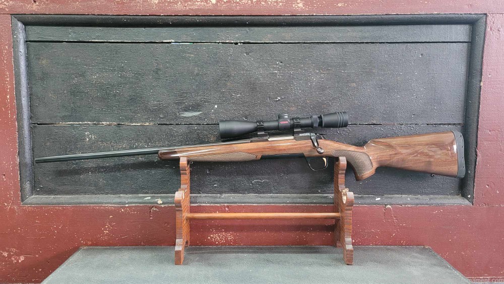 Browning Medallion 243cal Bolt Action Rifle w/ Redfield 3-9x40 Scope-img-0