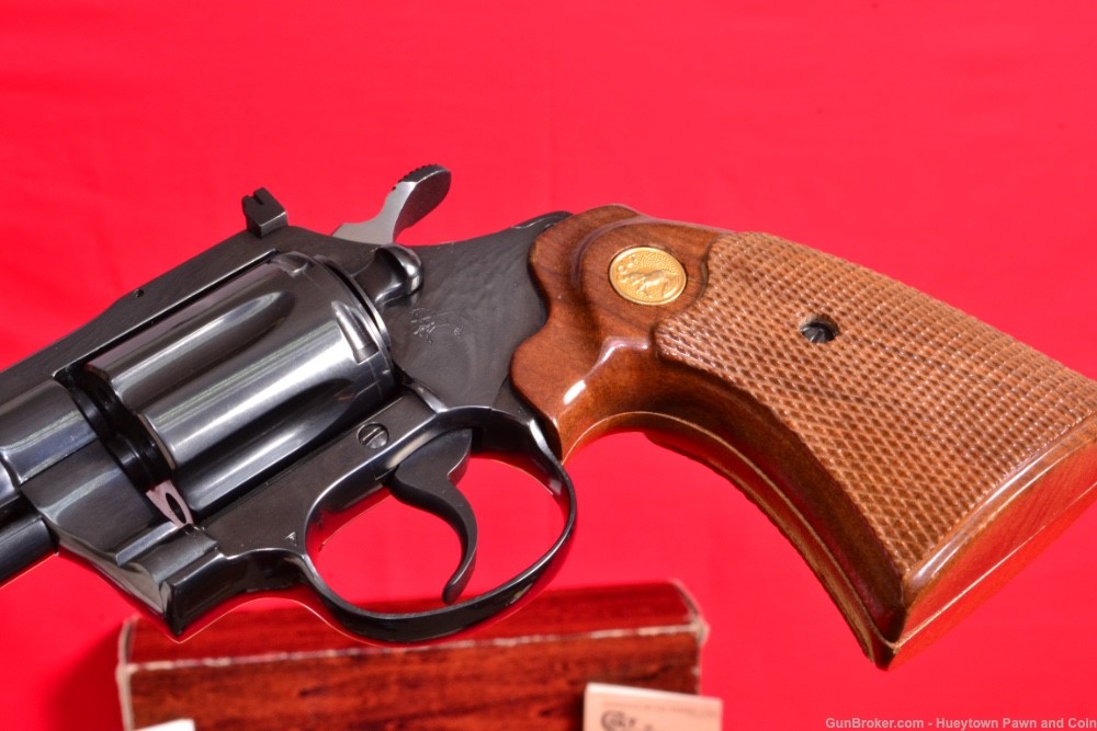 BEAUTIFUL COLT Diamondback .22 LR Revolver Original Box Snake PENNY NO RES-img-5