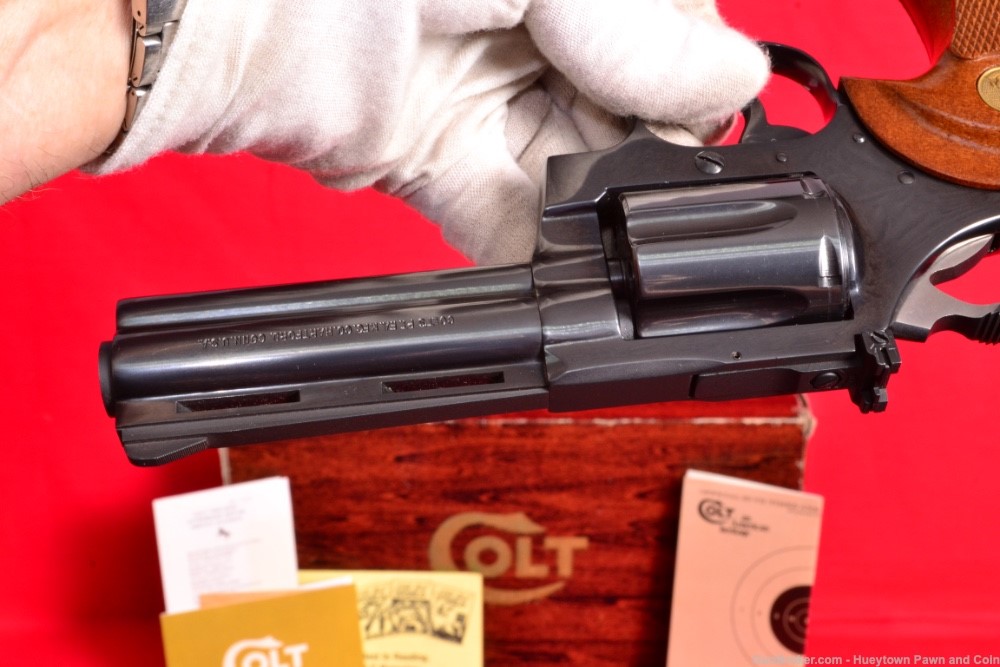 BEAUTIFUL COLT Diamondback .22 LR Revolver Original Box Snake PENNY NO RES-img-9
