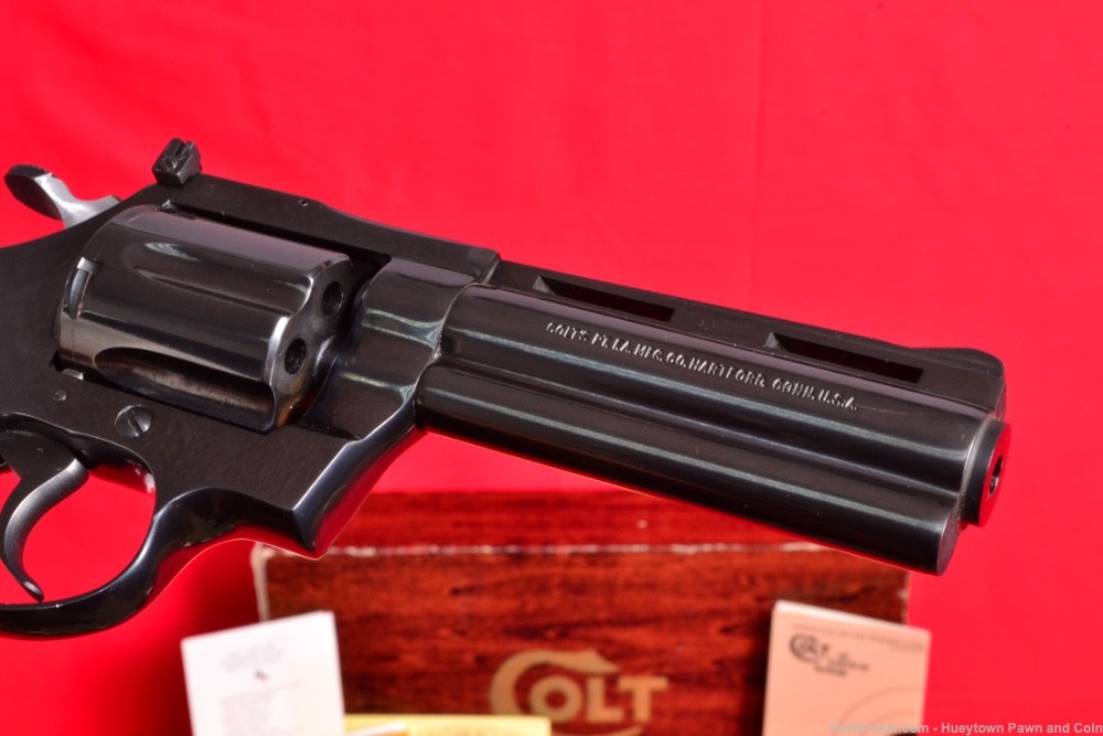 BEAUTIFUL COLT Diamondback .22 LR Revolver Original Box Snake PENNY NO RES-img-19