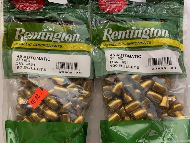200 Count Remington 45cal 230gr RN FMJ part 23605-img-0