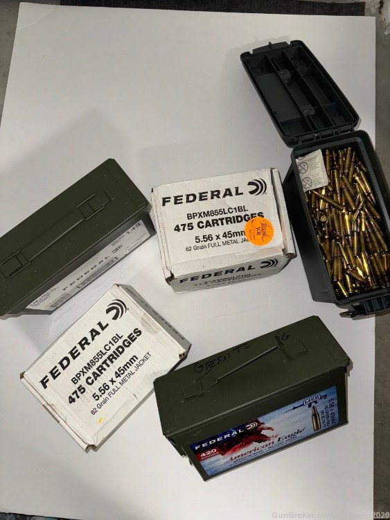 Federal 5.56 Ammo for Sale, 420 and 475 Quantities-img-4