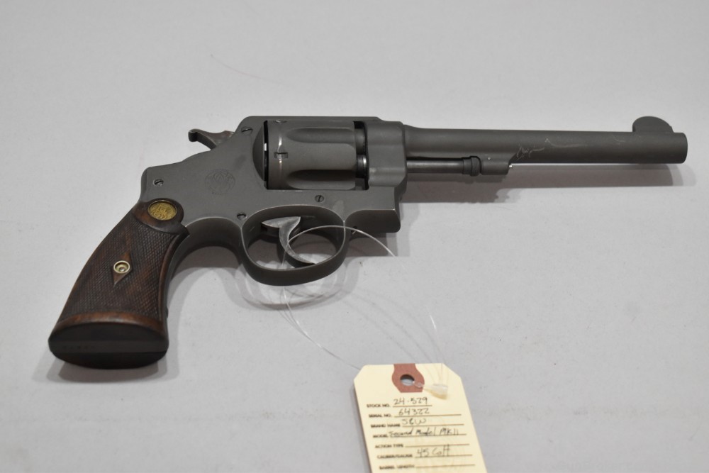 Smith & Wesson S&W 2nd Model MKII Revolver 45 Colt Canadian? C&R-img-0