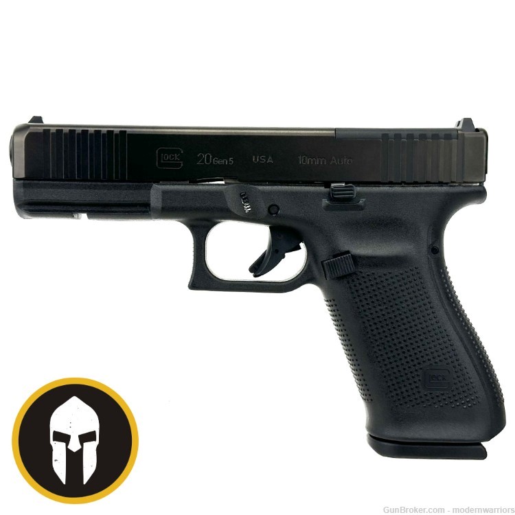 Glock 20 Gen 5 MOS - 4.61" Barrel (10mm) - USA Made - Black-img-0