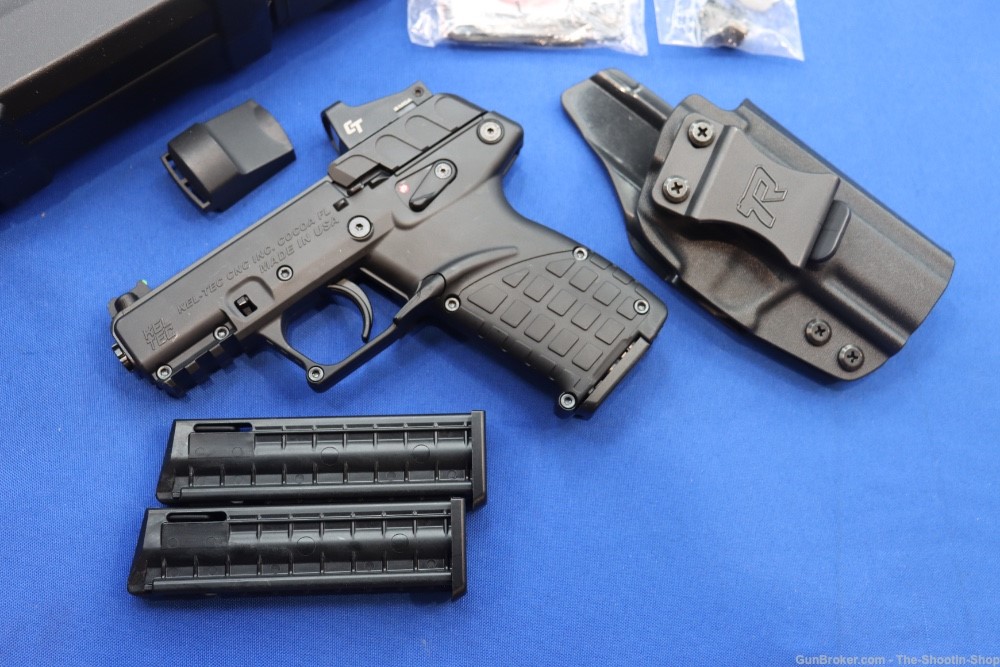 Keltec Model P17 Pistol 22LR w/ CTC Red Dot & Holster 16RD 3-MAGS Threaded-img-1