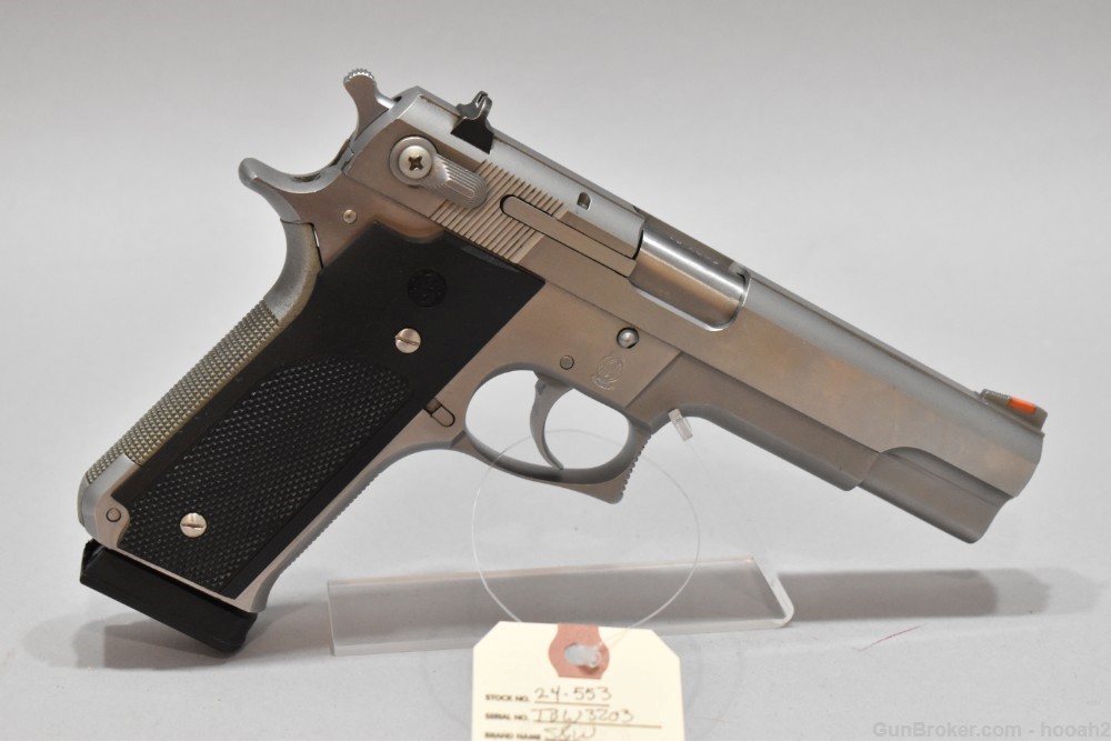 Smith & Wesson S&W 645 Semi Auto Stainless Pistol 45 ACP 1989 1990-img-0