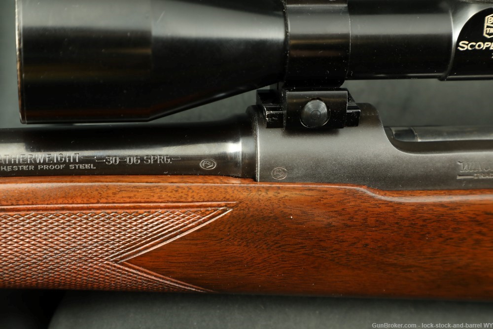 Pre-64 Winchester Model 70 Featherweight .30-06 Bolt Rifle, MFD 1955 C&R-img-34