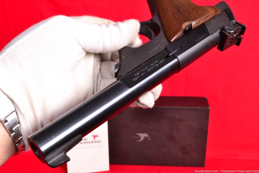 WOW High Standard Sharpshooter  .22 Original Box Manual PENNY NO RES     -img-9