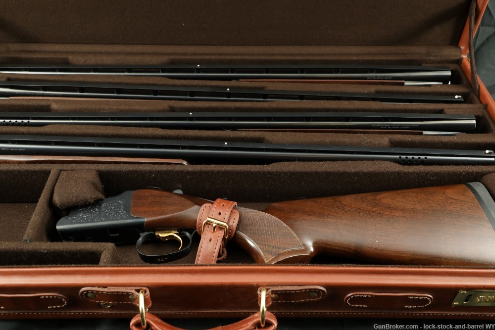 RARE Browning Citori Full Skeet Set 4x28” Barrel sets in Case O/U Shotgun -img-48