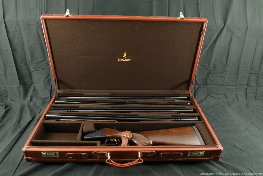 RARE Browning Citori Full Skeet Set 4x28” Barrel sets in Case O/U Shotgun -img-46