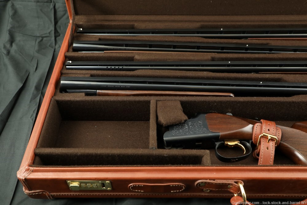 RARE Browning Citori Full Skeet Set 4x28” Barrel sets in Case O/U Shotgun -img-47