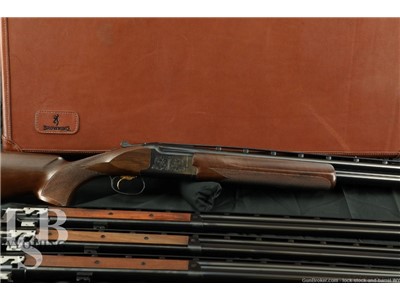 RARE Browning Citori Full Skeet Set 4x28” Barrel sets in Case O/U Shotgun 