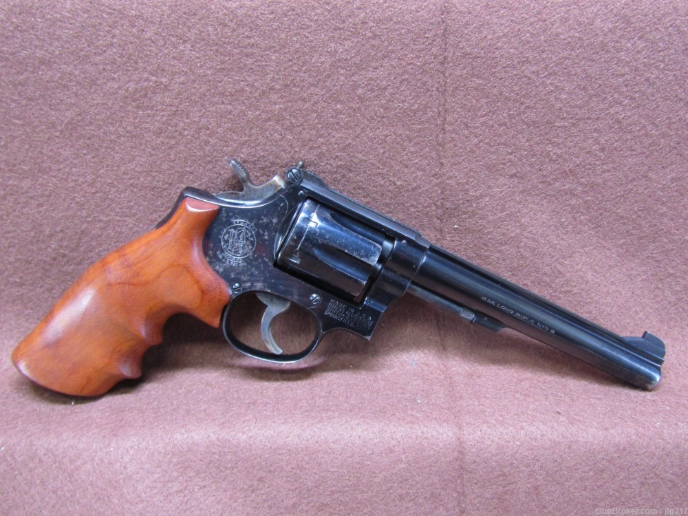 Smith & Wesson 17 No Dash 22 LR 6 Shot Double Action Revolver-img-0