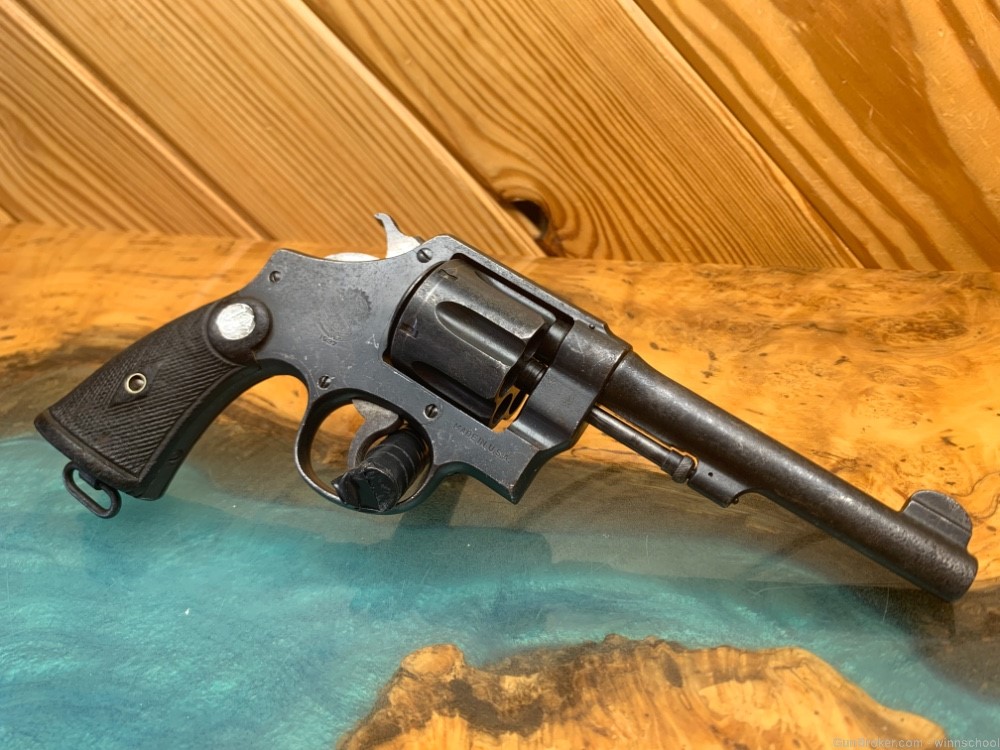 SMITH & WESSON S&W 1917/1937 Brazilian Contract 45ACP Revolver NR-img-8