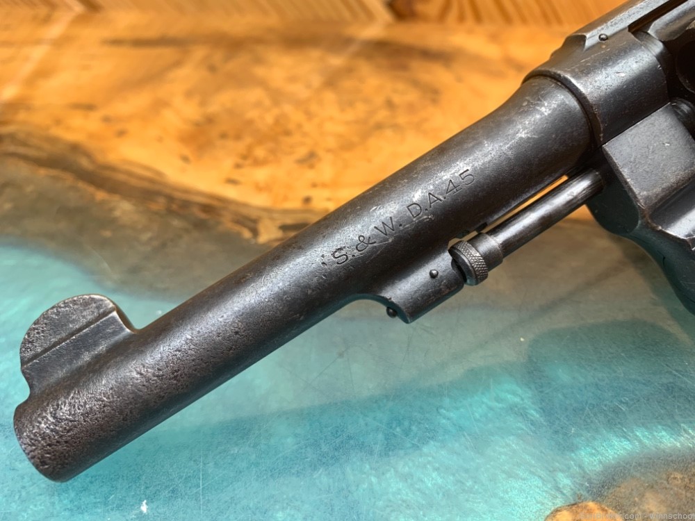 SMITH & WESSON S&W 1917/1937 Brazilian Contract 45ACP Revolver NR-img-6