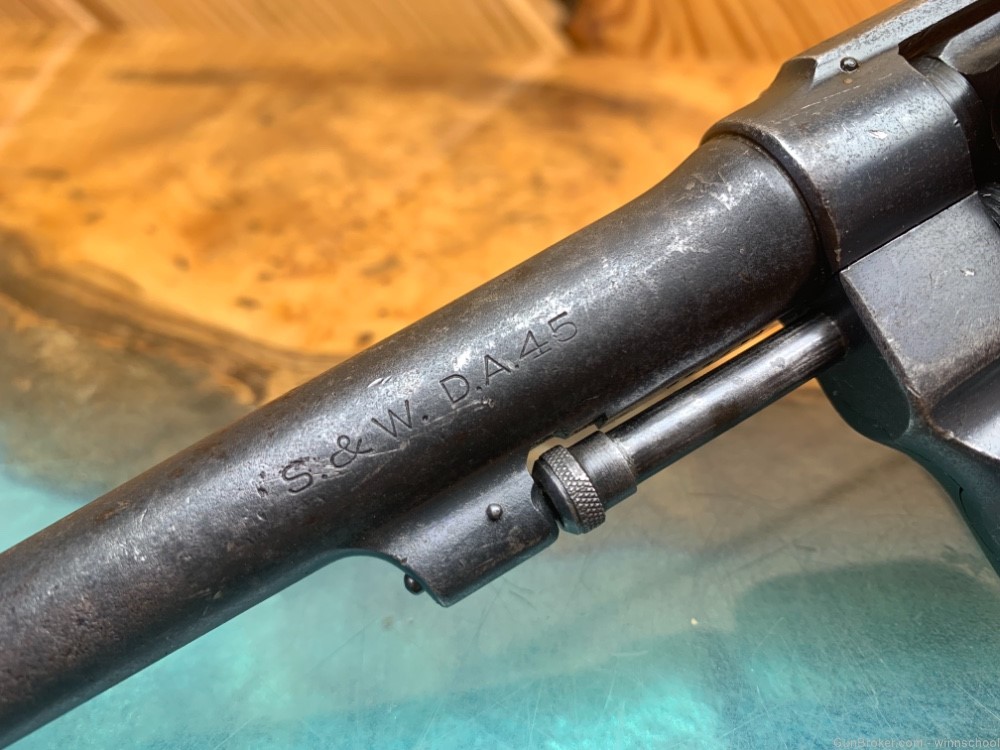 SMITH & WESSON S&W 1917/1937 Brazilian Contract 45ACP Revolver NR-img-7