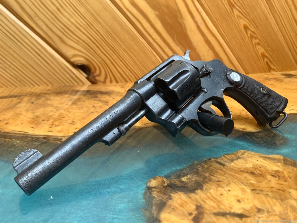 SMITH & WESSON S&W 1917/1937 Brazilian Contract 45ACP Revolver NR-img-0
