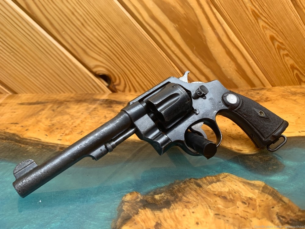 SMITH & WESSON S&W 1917/1937 Brazilian Contract 45ACP Revolver NR-img-1