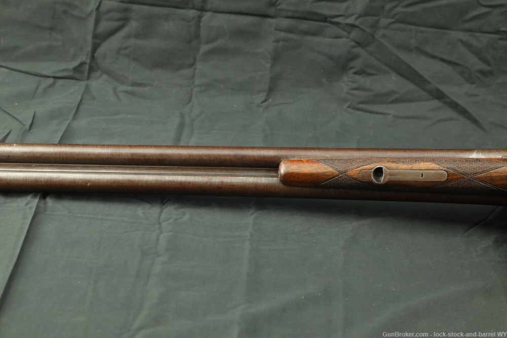 Damascus American Gun Co. Knickerbocker 12GA Side By Side Shotgun C&R-img-19