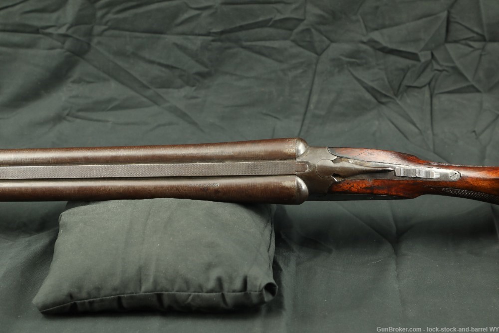 Damascus American Gun Co. Knickerbocker 12GA Side By Side Shotgun C&R-img-16