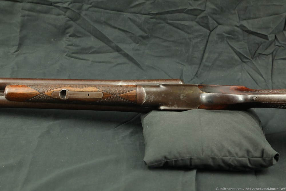 Damascus American Gun Co. Knickerbocker 12GA Side By Side Shotgun C&R-img-20