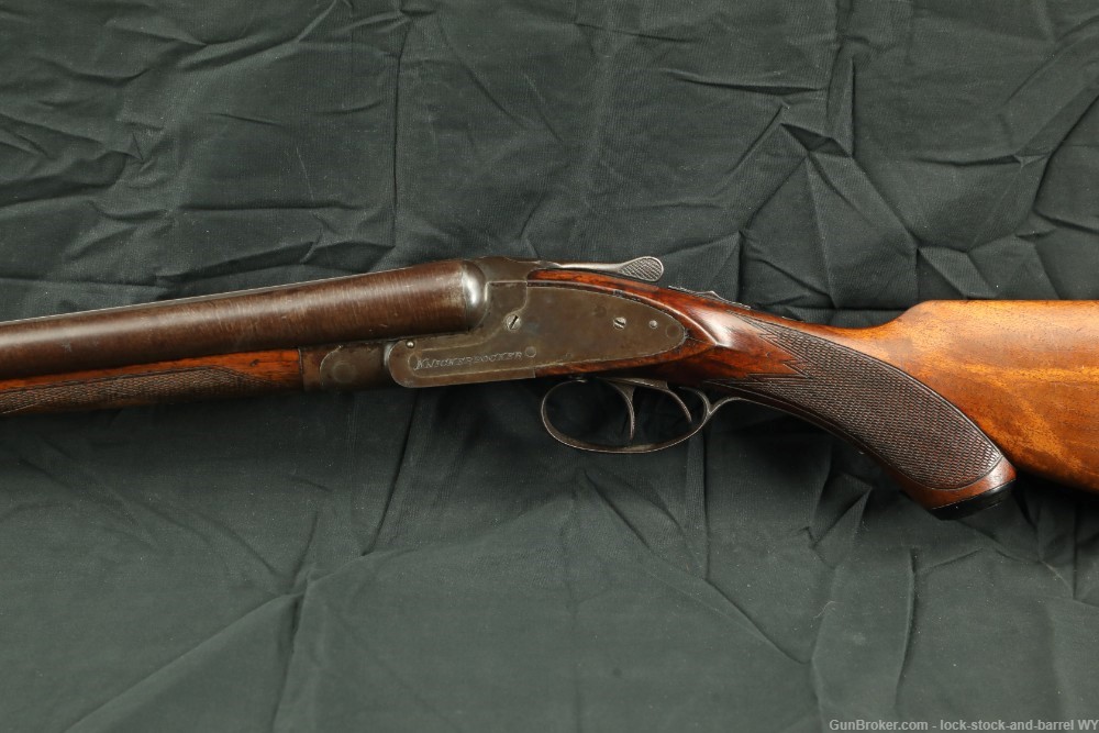 Damascus American Gun Co. Knickerbocker 12GA Side By Side Shotgun C&R-img-12