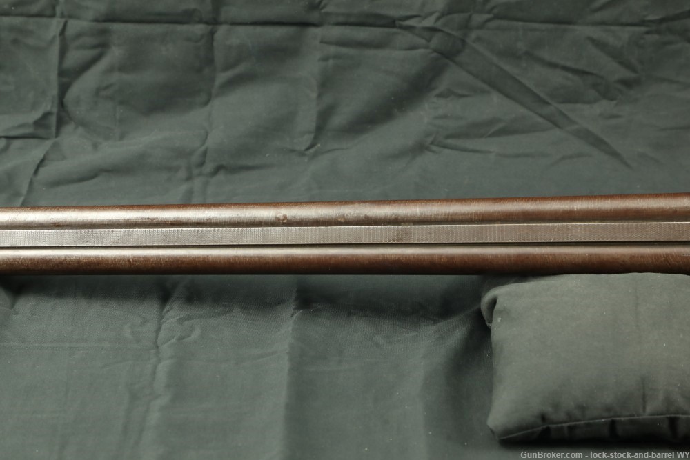 Damascus American Gun Co. Knickerbocker 12GA Side By Side Shotgun C&R-img-15