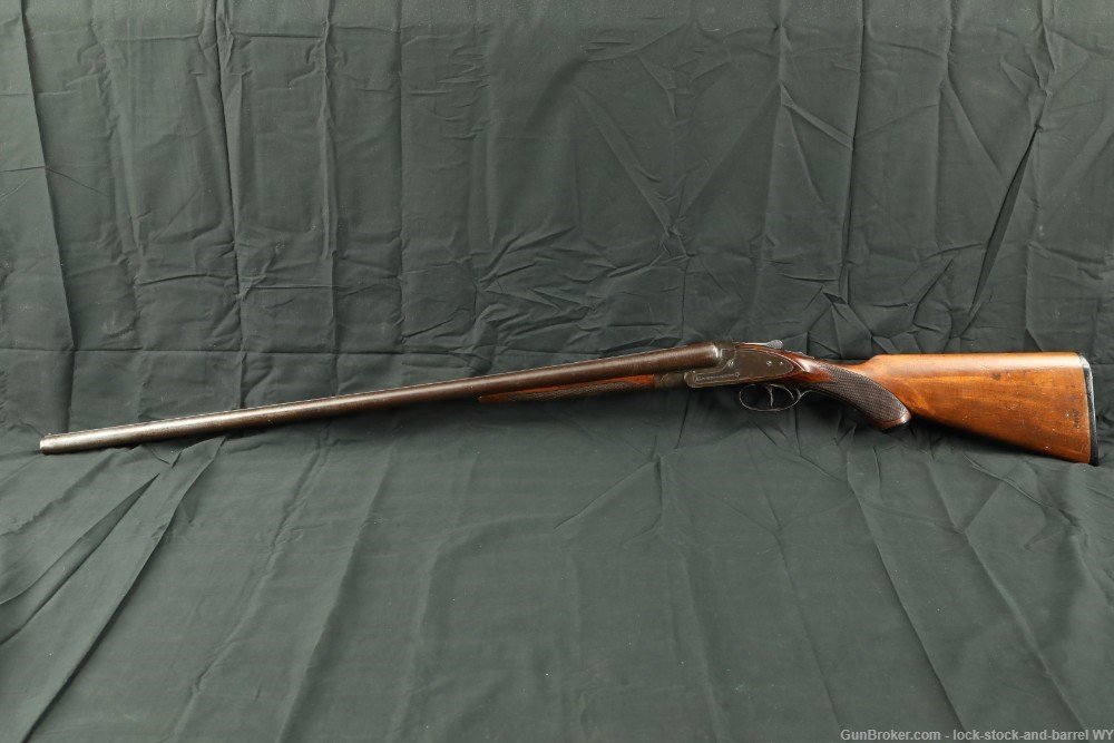 Damascus American Gun Co. Knickerbocker 12GA Side By Side Shotgun C&R-img-8
