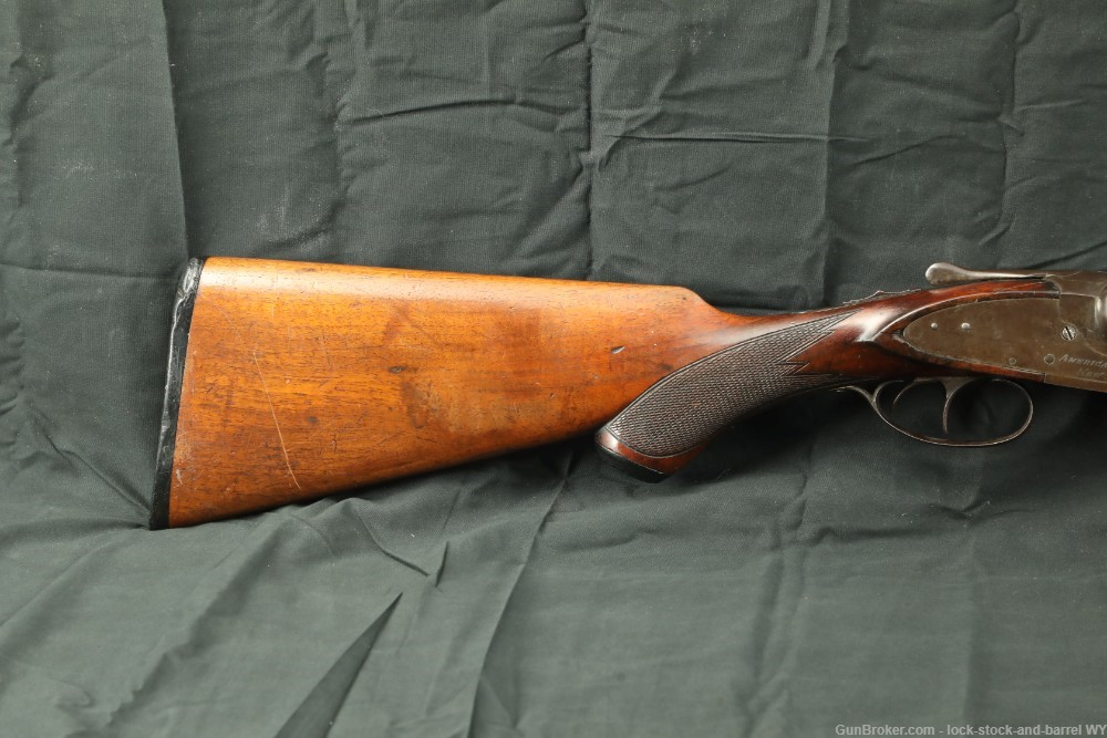 Damascus American Gun Co. Knickerbocker 12GA Side By Side Shotgun C&R-img-3