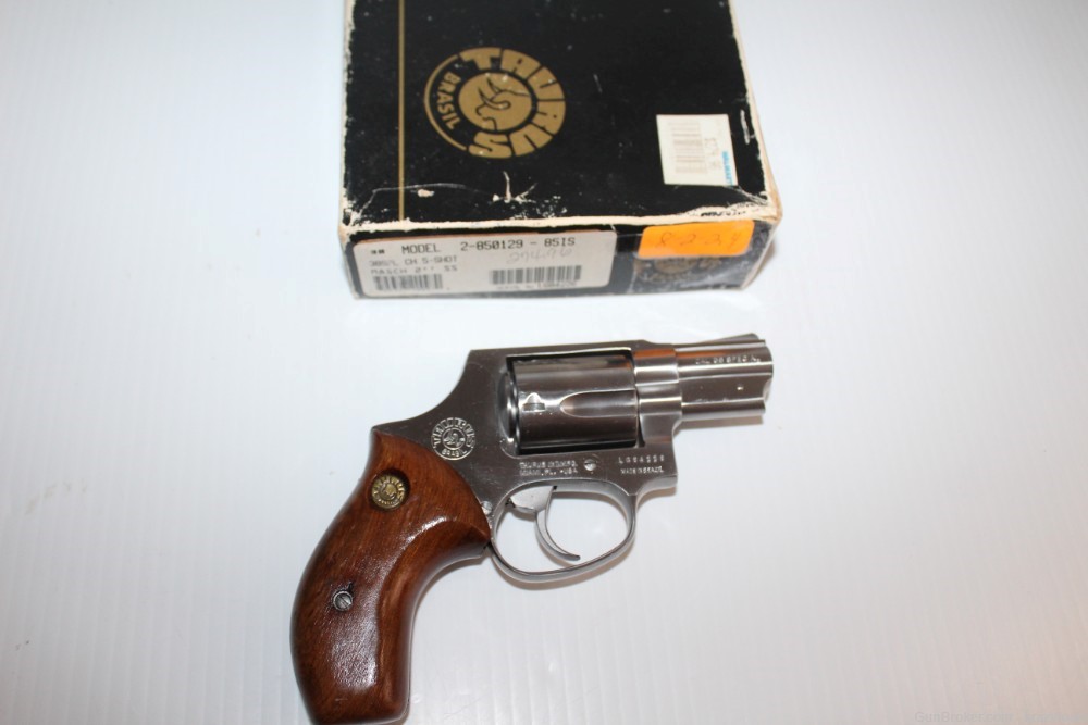 Taurus Model 85 CH .38 Special 5-Shot Revolver 2" SS Barrel M85 + Orig Box -img-14