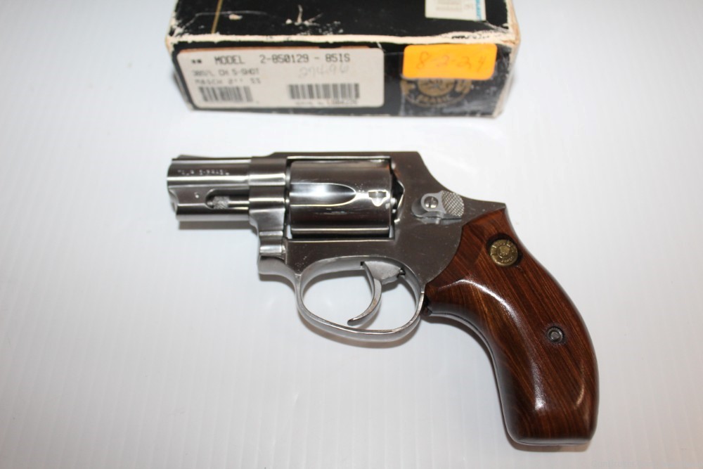 Taurus Model 85 CH .38 Special 5-Shot Revolver 2" SS Barrel M85 + Orig Box -img-11
