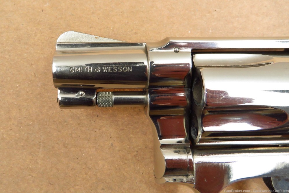 Smith & Wesson Model 36 (No Dash) .38 Special 2" Nickel RB - Excellent-img-8