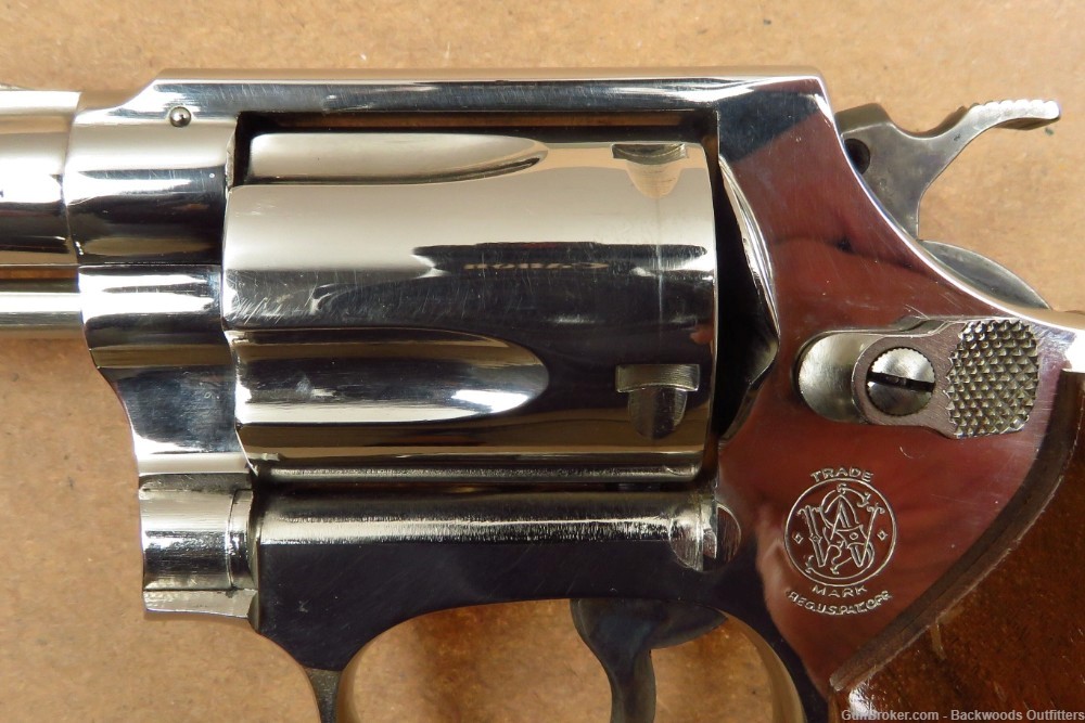 Smith & Wesson Model 36 (No Dash) .38 Special 2" Nickel RB - Excellent-img-7