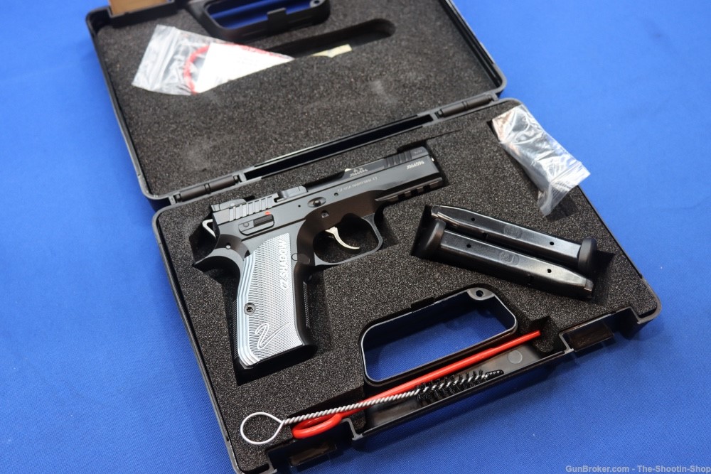CZ-USA Model 75 SHADOW 2 COMPACT Pistol 9MM 4" 15RD Steel Frame Optic Ready-img-0