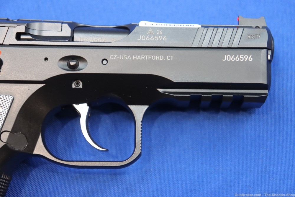 CZ-USA Model 75 SHADOW 2 COMPACT Pistol 9MM 4" 15RD Steel Frame Optic Ready-img-4
