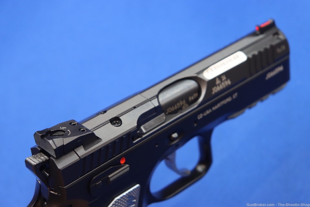CZ-USA Model 75 SHADOW 2 COMPACT Pistol 9MM 4" 15RD Steel Frame Optic Ready-img-23