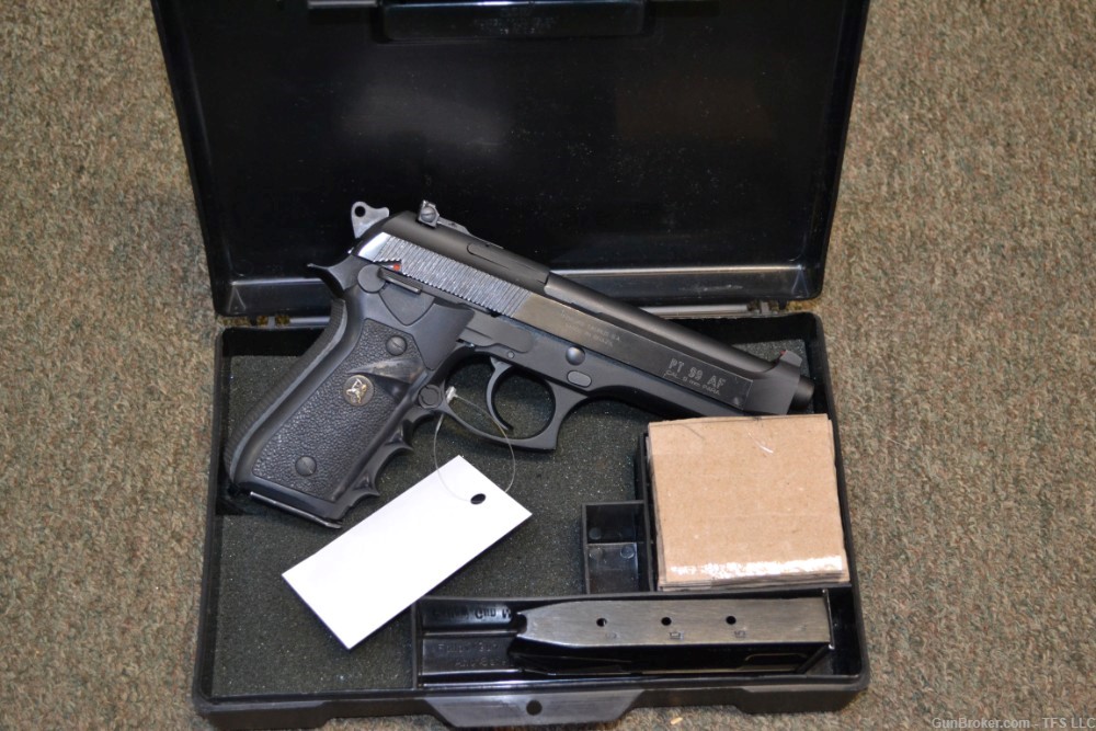 Taurus PT-99 AF 9mm Semi Auto Pistol Pachmayer Grip with box-img-0