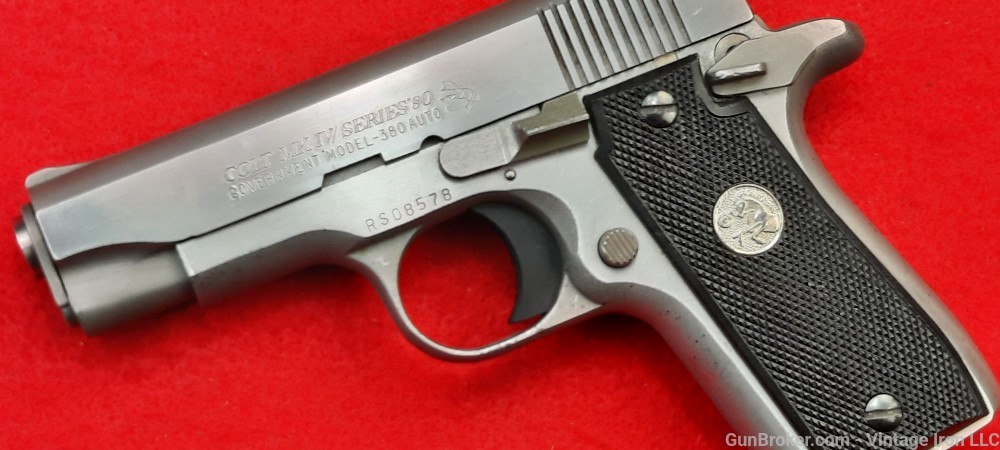 Colt Government model .380 stainless steel 1989 production NR-img-6