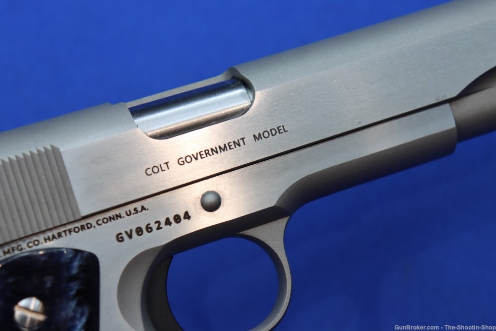 Colt Government Model 1911 Pistol 38 SUPER Black Pearl 5" National Match SS-img-12
