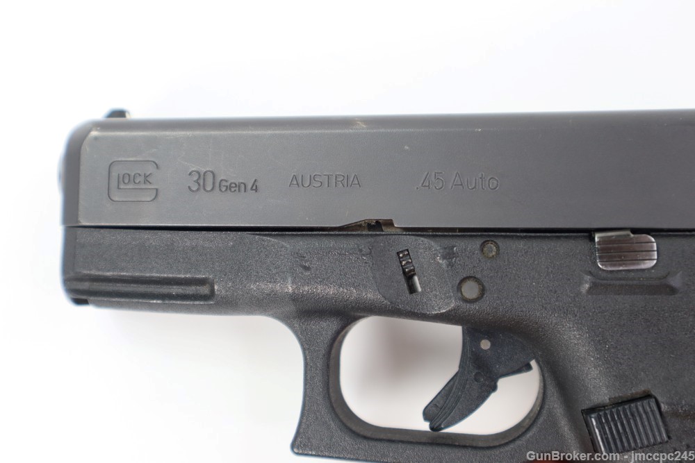 Nice Gen 4 Glock 30 .45 ACP Pistol Made In Austria W/ 3.78 Inch Barrel 10+1-img-6