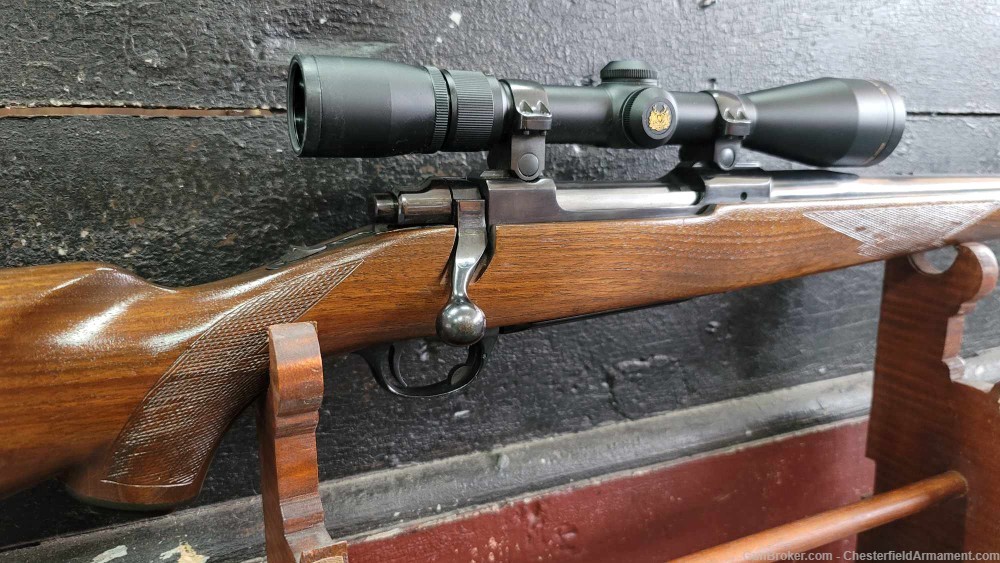 Ruger Model M77 300 Win Mag 1981 Rear Tang Safety Rifle Nikon Monarch Scope-img-1