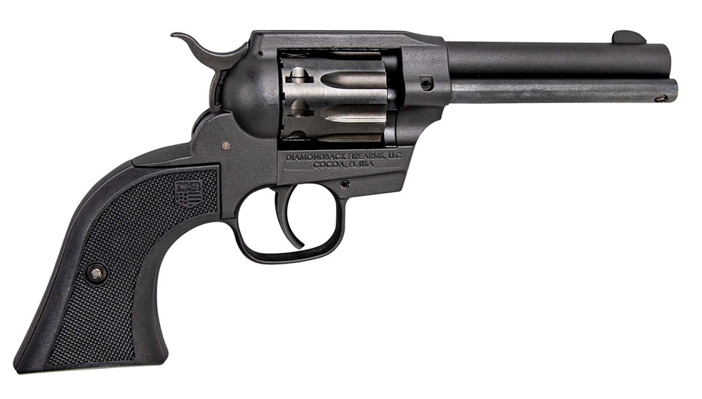 Diamondback Sidekick Dual Cylinder 22 LR/22 WMR Revolver 4.5 9 Shot Black C-img-0