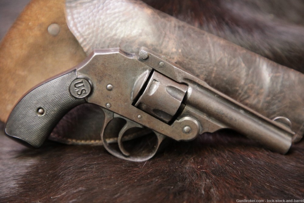 Iver Johnson U.S. Revolver Co. .32 S&W Hammerless 3” DAO Revolver 1913 C&R-img-2