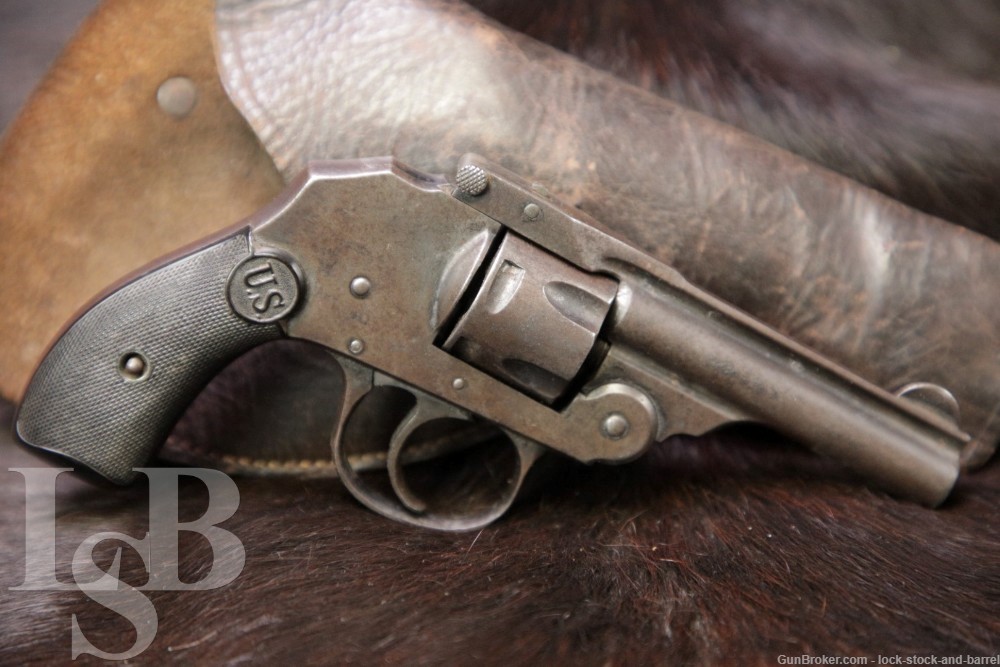 Iver Johnson U.S. Revolver Co. .32 S&W Hammerless 3” DAO Revolver 1913 C&R-img-0