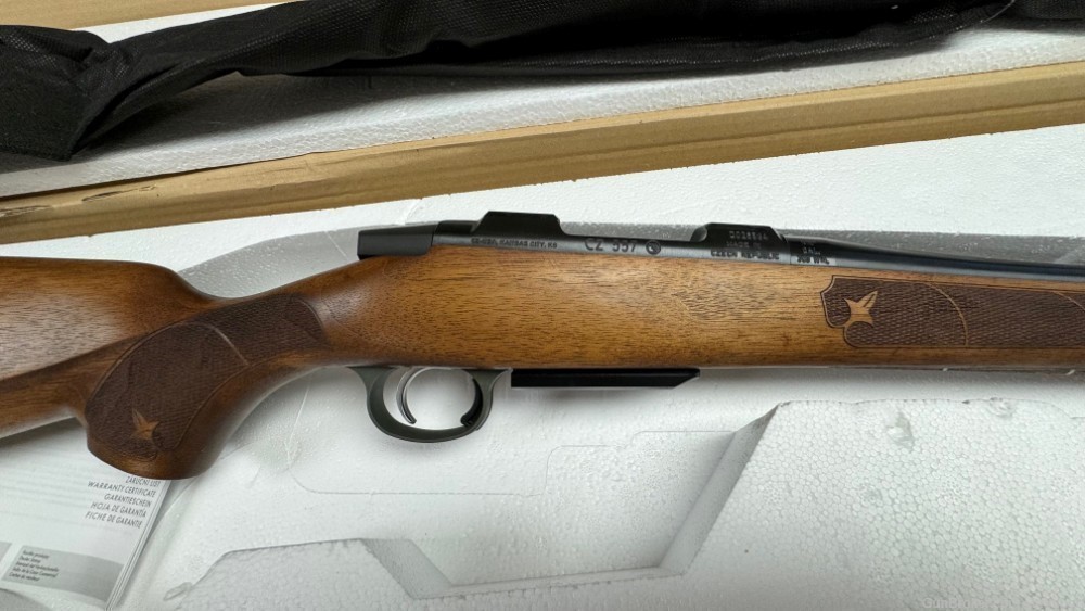 CZ 557 Left Hand Bolt Action Rifle .308 Winchester 24" Barrel 4 Rounds -img-3