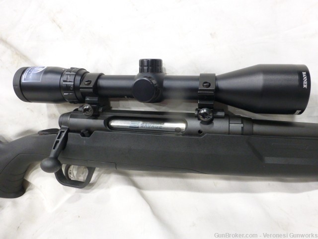 Savage Axis 308 Win 21" Bushnell 3-9x Scope Black Synthetic EXCELLENT-img-2