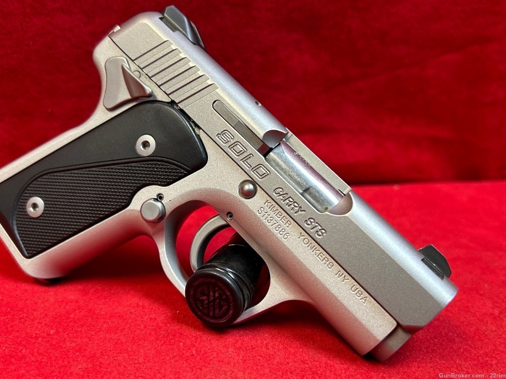 Kimber Solo Carry, Stainless, 9mm, 3 Mags, Box/Manual-img-5